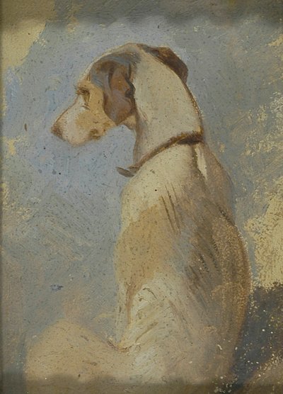 Estudo de um Greyhound de Sir Edwin Henry Landseer