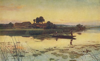 O fim de um dia de verão, 1879. de Sir Ernest Albert Waterlow