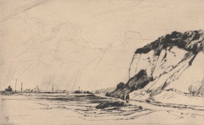 The Coast Road, Kingsdown, No.2, 1922 de Sir Frank Short