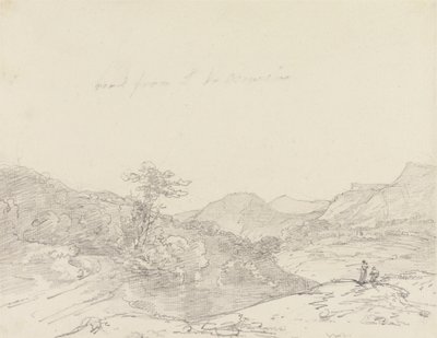 Entre Llangollen e Oswestry de Sir George Howland Beaumont seventh Baronet