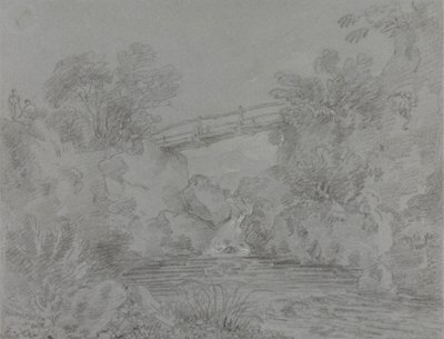 Ponte sobre Piscina em Llanrwst de Sir George Howland Beaumont seventh Baronet