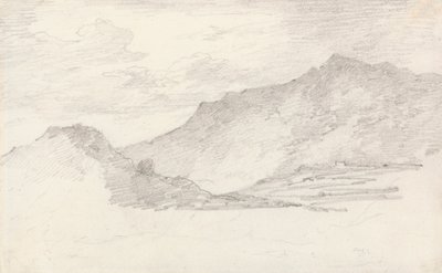 Esboço da Colina de Sir George Howland Beaumont seventh Baronet
