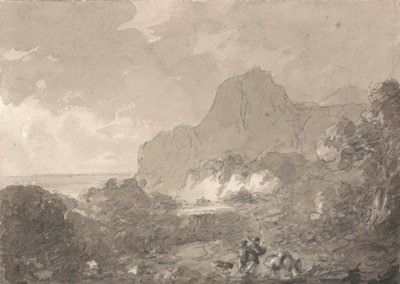 Vista na costa de Itália de Sir George Howland Beaumont seventh Baronet