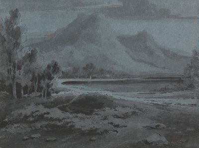 Paisagem galesa de Sir George Howland Beaumont seventh Baronet