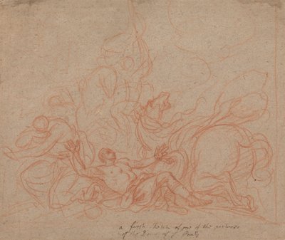 Esboço para "A Conversão de São Paulo" para a Cúpula da Catedral de São Paulo de Sir James Thornhill