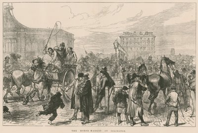 O mercado de cavalos em Islington de Sir John Charles Robinson