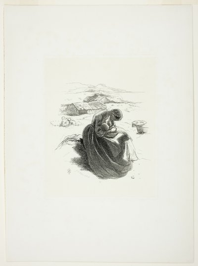 A jovem mãe de Sir John Everett Millais
