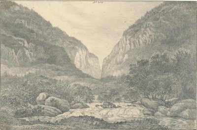 Vale da Saltina perto de Brieg na entrada do Simplon de Sir John Frederick William Herschel
