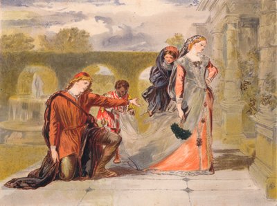 Venha embora, morte c1875 de Sir John Gilbert