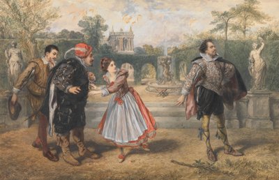 Entre Malvolio, Crossgartered... de Sir John Gilbert