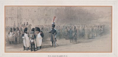 Guarda Nacional nas Tulherias, 1846 de Sir John Gilbert