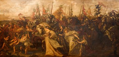 O retorno dos vencedores, 1878-1879. de Sir John Gilbert