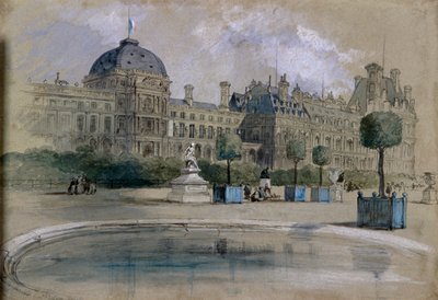 As Tulherias, Paris, França, 1846 de Sir John Gilbert