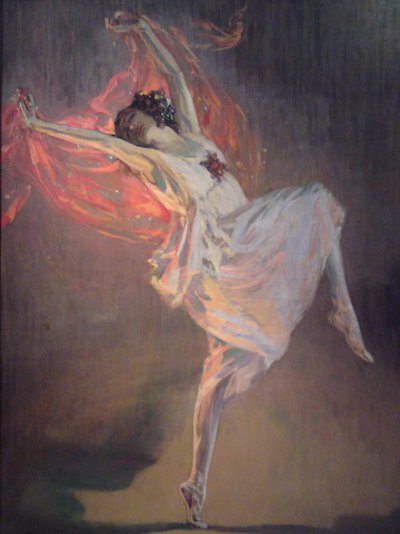 Bailarina Anna Pavlova 1881-1931, década de 1910 de Sir John Lavery
