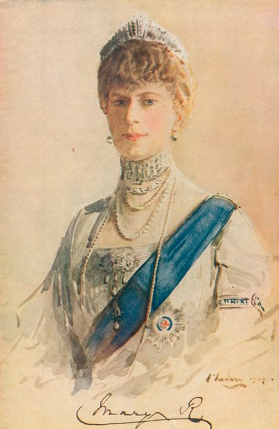 Sua Majestade a Rainha Maria, 1867-1953, 1913 de Sir John Lavery