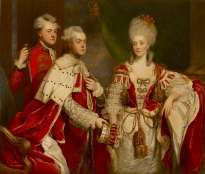 George, 2º Conde Harcourt, sua esposa Elizabeth e seu irmão William, 1780 de Sir Joshua Reynolds