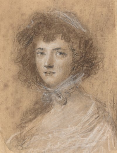 Cabeça e busto de uma mulher de Sir Joshua Reynolds
