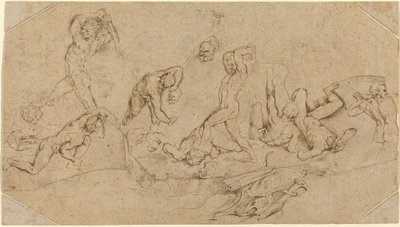 Batalha de Homens Nus de Sir Peter Paul Rubens