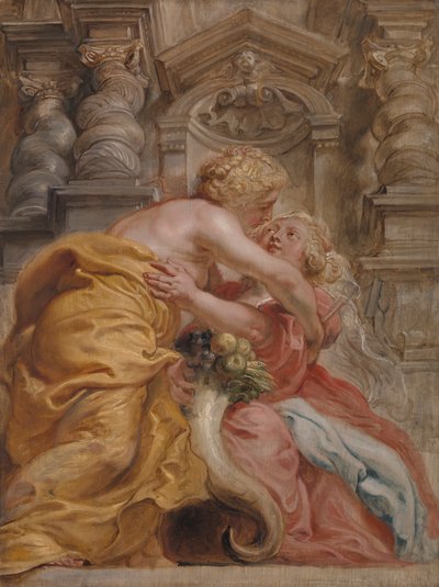 A Paz Abraça Bastante de Sir Peter Paul Rubens