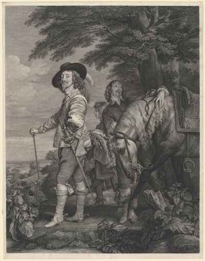 Carlos I da Inglaterra e o Duque de Hamilton de Sir Robert Strange