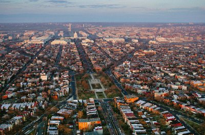Vista da cidade para oeste em direção ao Capitólio e ao Monumento a Washington com Lincoln..., 2022 (foto) de Sisse Brimberg