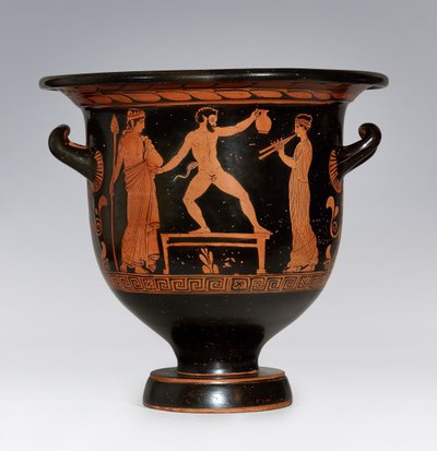 Sátiro dançando Apúlia Krater, ca 420-410 aC. de Sisyphus Painter