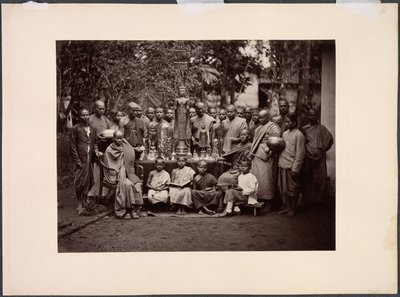 Reto sem título, verso sem título, década de 1880. de Skeen and Co.