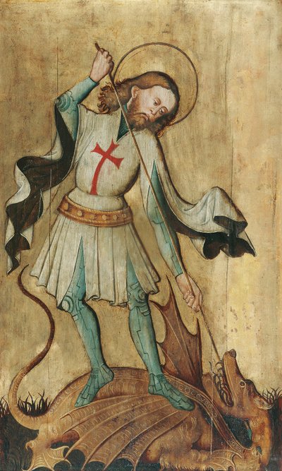 São Jorge matando o dragão de Slowakischer Maler