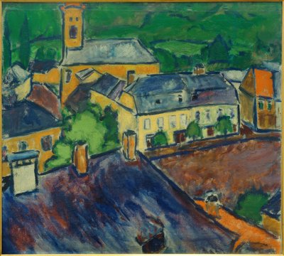 Vista da cidade (Nagybánya) de Sándor Galimberti