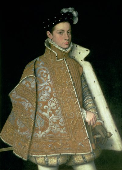 Alessandro Farnese (1546-92), mais tarde governador dos Países Baixos (1578-86), filho de Margarida de Parma (1522-86) e Ottavio Farnese, duque de Parma (1520-86), c.1561 de Sofonisba Anguissola