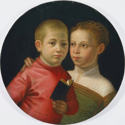 Duplo retrato de um rapaz e de uma rapariga da família Attavanti de Sofonisba Anguissola
