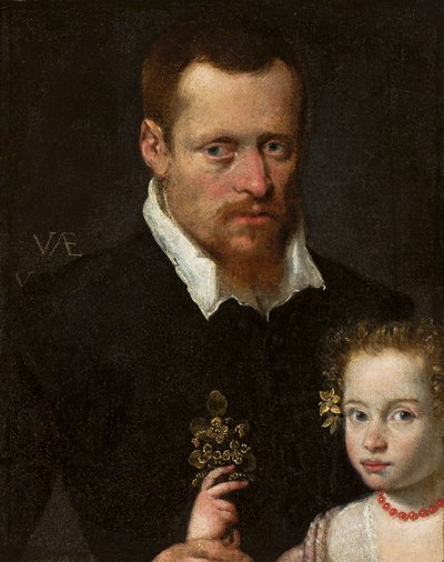 Retrato de um homem com a sua filha de Sofonisba Anguissola