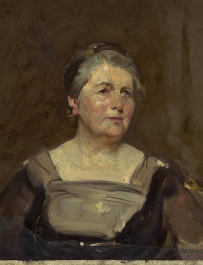 Sybil Margaret Thomas, Viscondessa de Rhondda (óleo sobre tela) de Solomon Joseph Solomon
