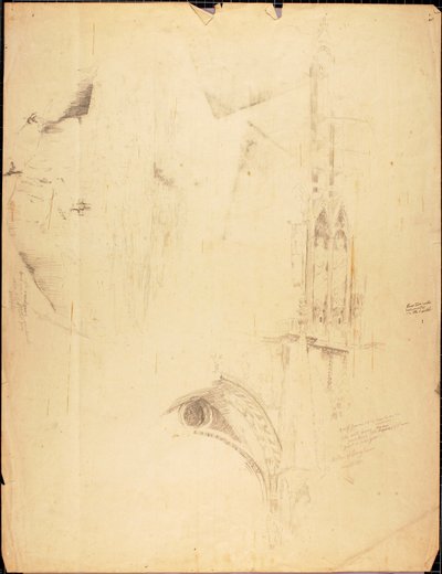 Estudo da Catedral de Solon H. Borglum