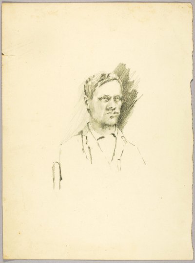 Estudo de retrato de Solon H. Borglum