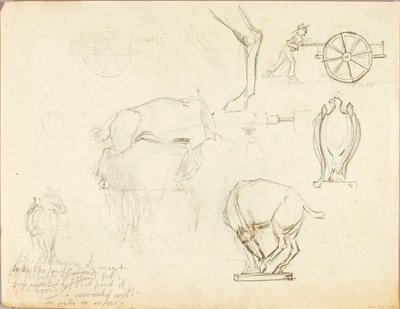 Esboços de Solon H. Borglum