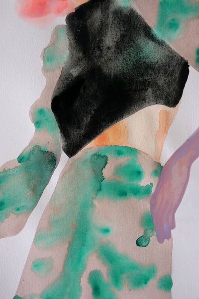 Figura de moda abstrata de Sophia Novosel