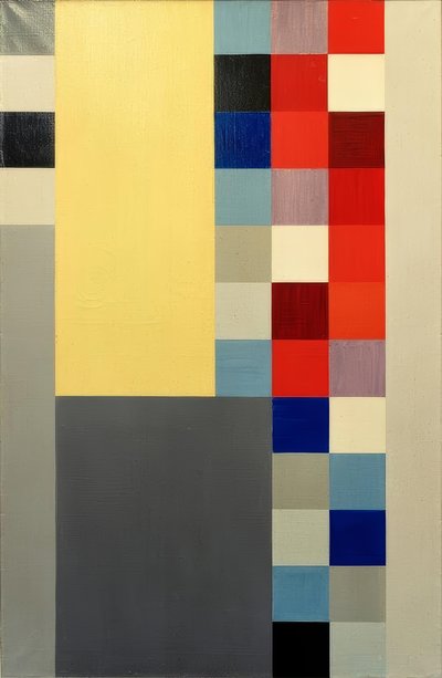 Composição horizontal vertical de Sophie Taeuber Arp