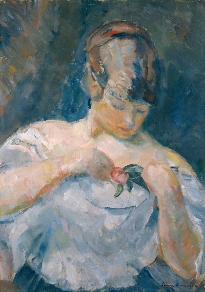 Mulher jovem (pintura) de Soren Onsager