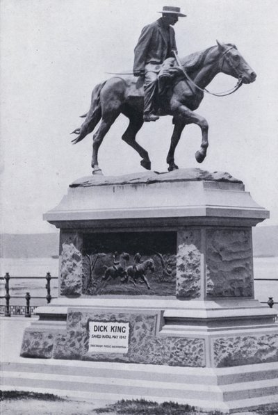 Dick King Memorial, Durban (foto a p/b) de South African Photographer