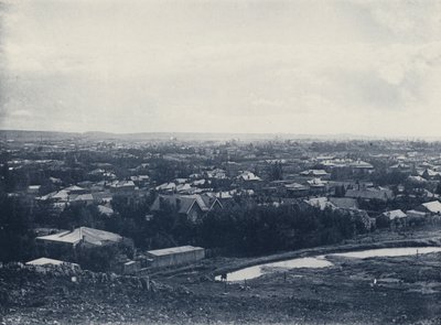 Doornfontein, Panorama do Morro (foto a p/b) de South African Photographer