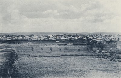 Como Joanesburgo era antes das árvores crescerem (foto a p/b) de South African Photographer