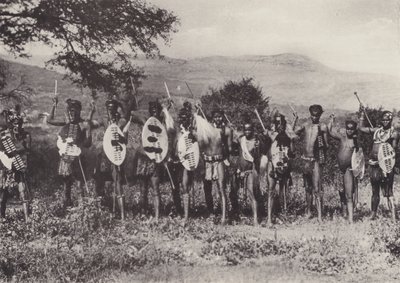 Kafir Warriors (foto a p/b) de South African Photographer