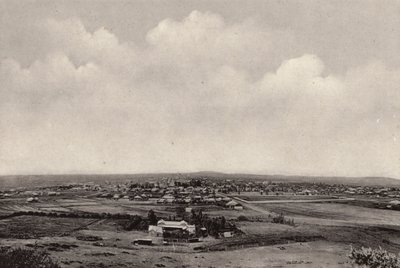 Panorama de Bloemfontein (fotografia a preto e branco) de South African Photographer