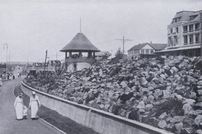 Rockery on the Beach, Durban (foto a p/b) de South African Photographer