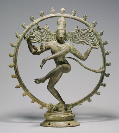 Shiva como Senhor da Dança (Nataraja), período Chola, século 10 a 11 (bronze) de South Indian School