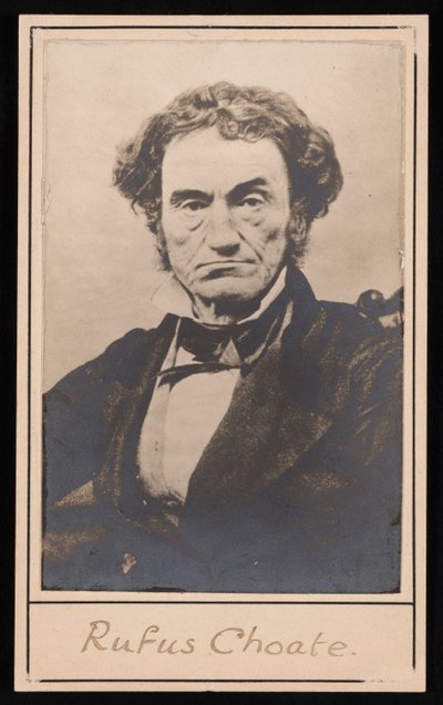 Retrato de Rufus Choate 1799-1859, Antes de 1859. de Southworth and Hawes