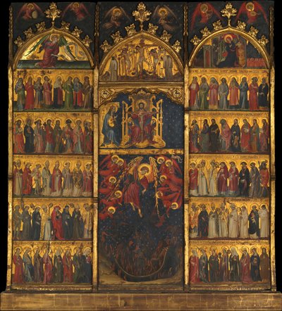 A Trindade Adorada por Todos os Santos. de Spanish Painter
