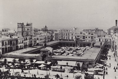 Cádis: Plaza de Abastos (foto a p/b) de Spanish Photographer