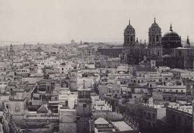 Cadiz: Vista Desde la Torre de Tavira (b/w photo) de Spanish Photographer